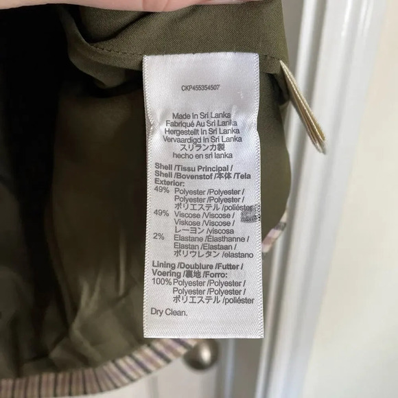 MADEWELL Dorset Blazer in Albermarle Plaid Preppy Academia Size XS Autumn Fall - Picture 8 of 11